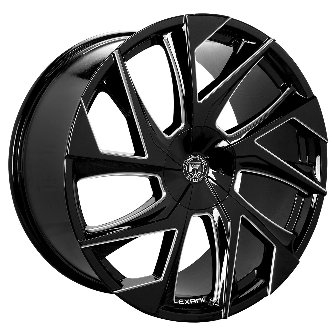 Lexani GHOST Gloss Black w/CNC Machined Accents