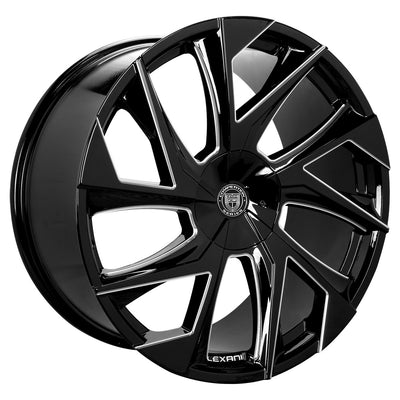 Lexani GHOST Black/Machined wheel
