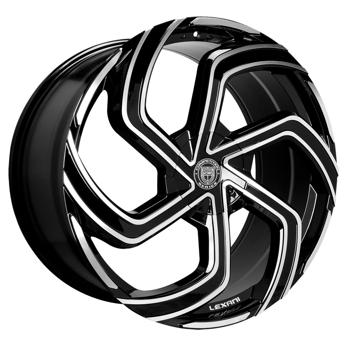 Lexani SWIFT-6 Black/Machined wheel