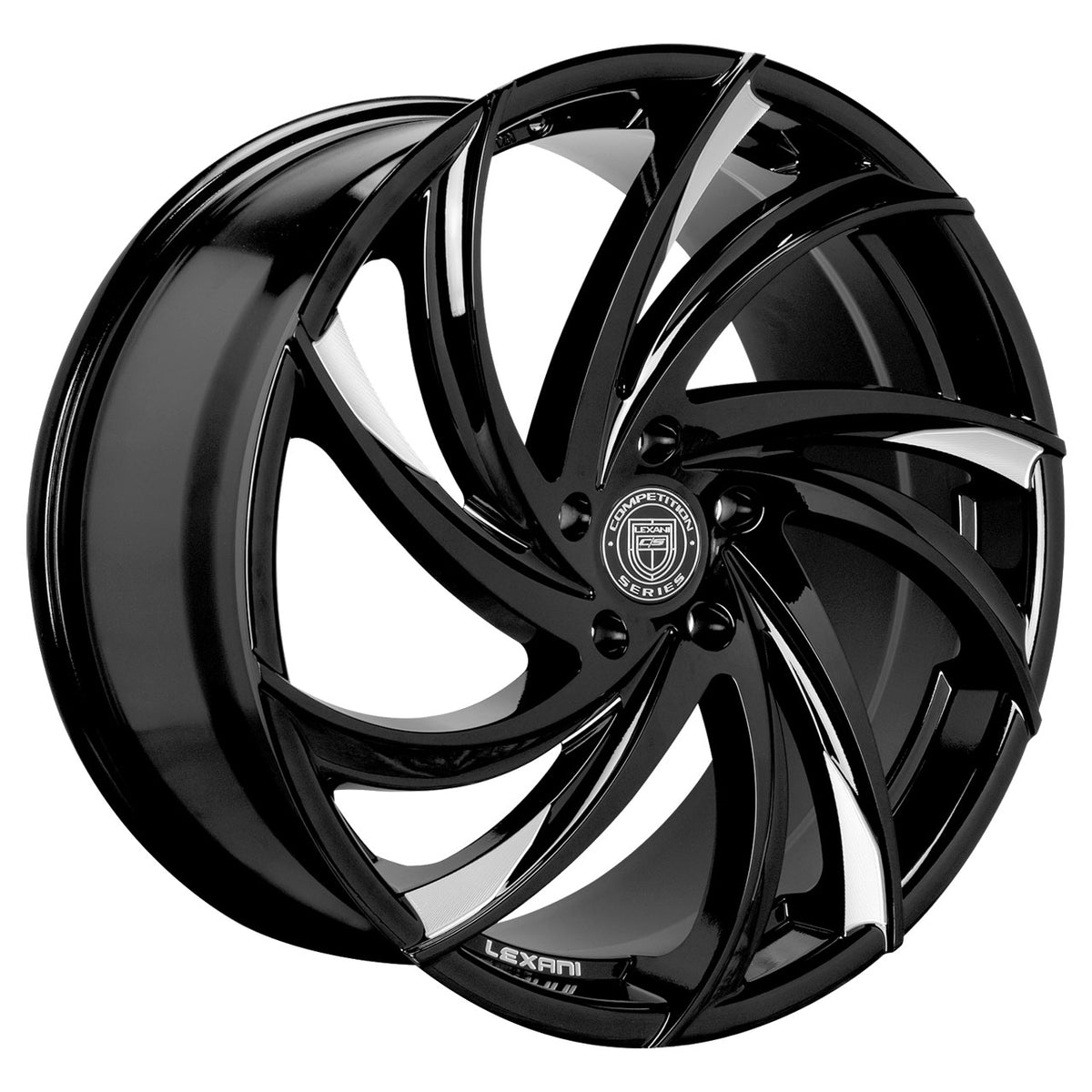 Lexani TWISTER Black/Machined wheel