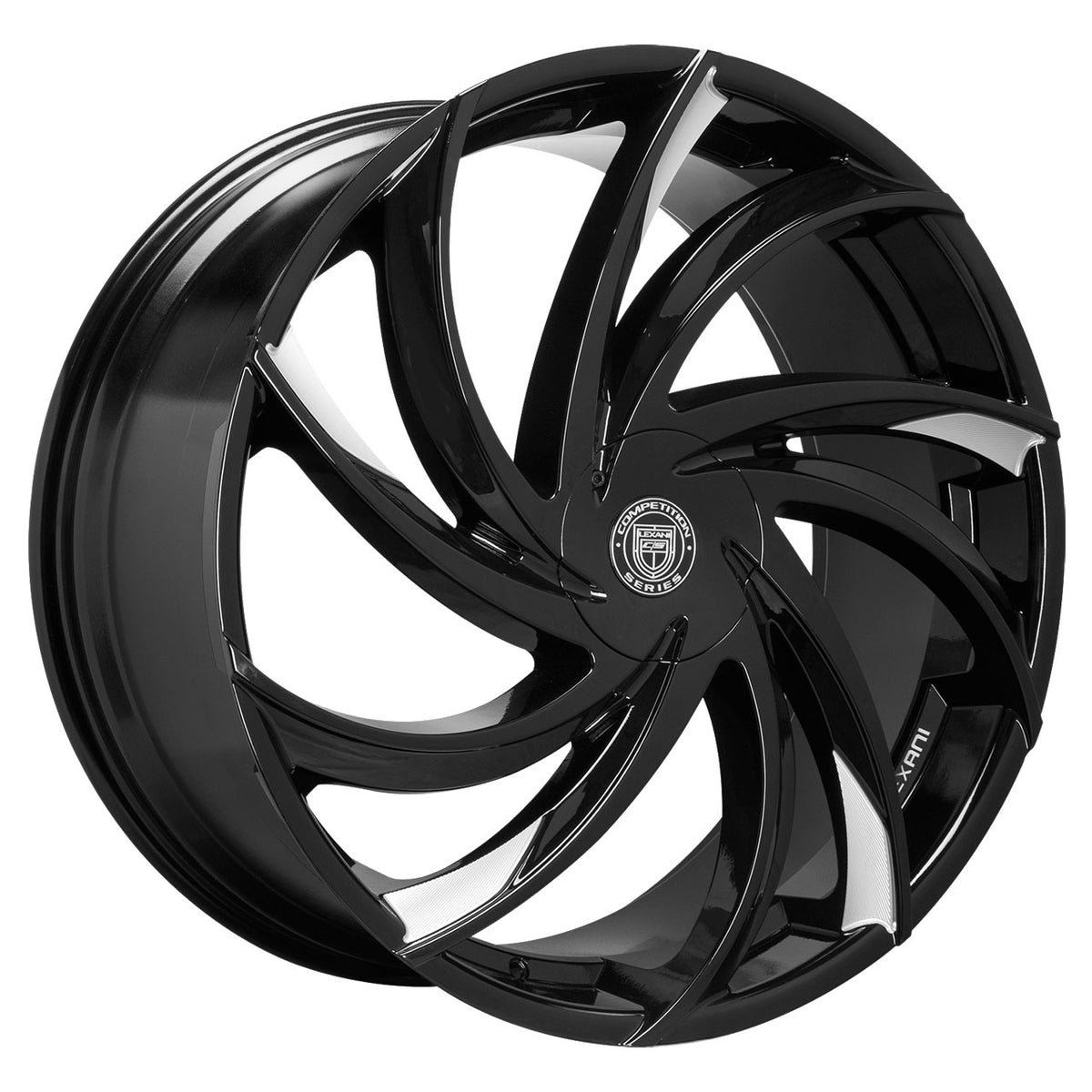 Lexani TWISTER CVR Black/Machined wheel