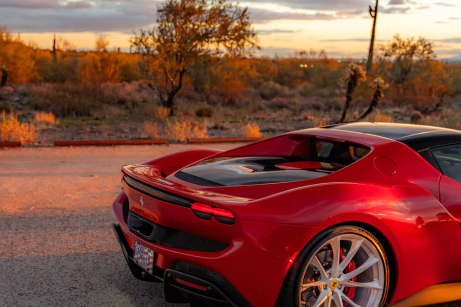 HRE P204 forged wheel on Ferrari 296 GTB