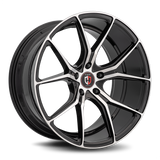 Curva C42 Black Machine Face wheel