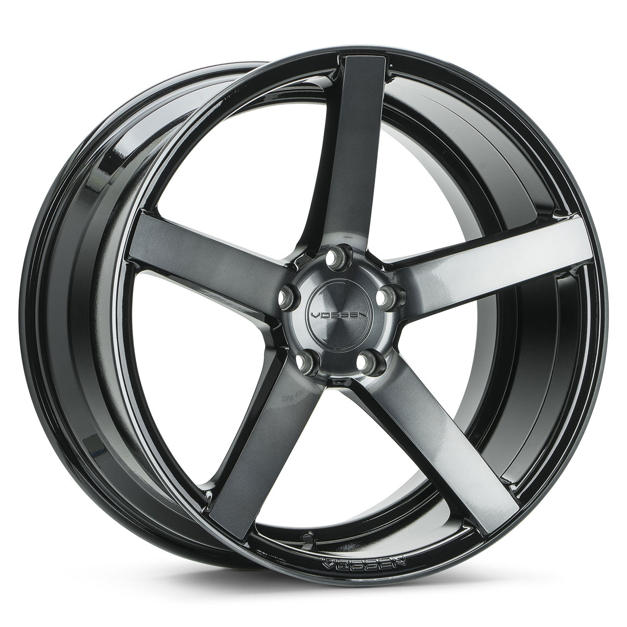 Vossen CV3-R Gloss Black Machined Face 
