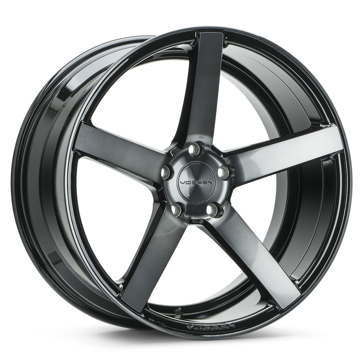 Vossen CV3-R Black/Machined wheel