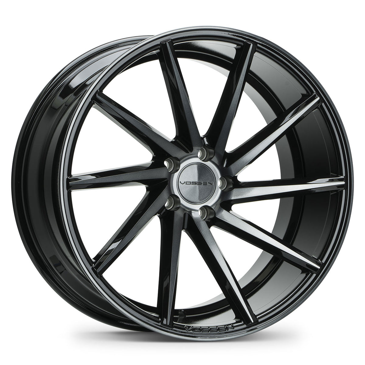 Vossen CVT Black/Machined wheel