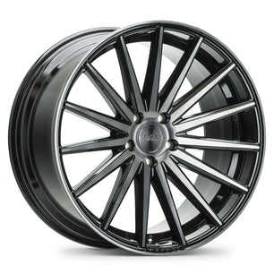 Vossen VFS-2 Gloss Black Machined Face 