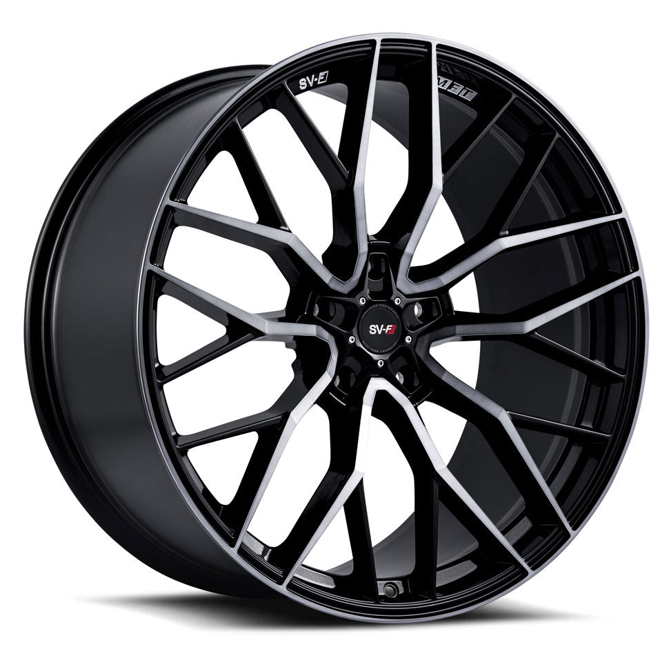 Savini SVF02 Black/Machined wheel