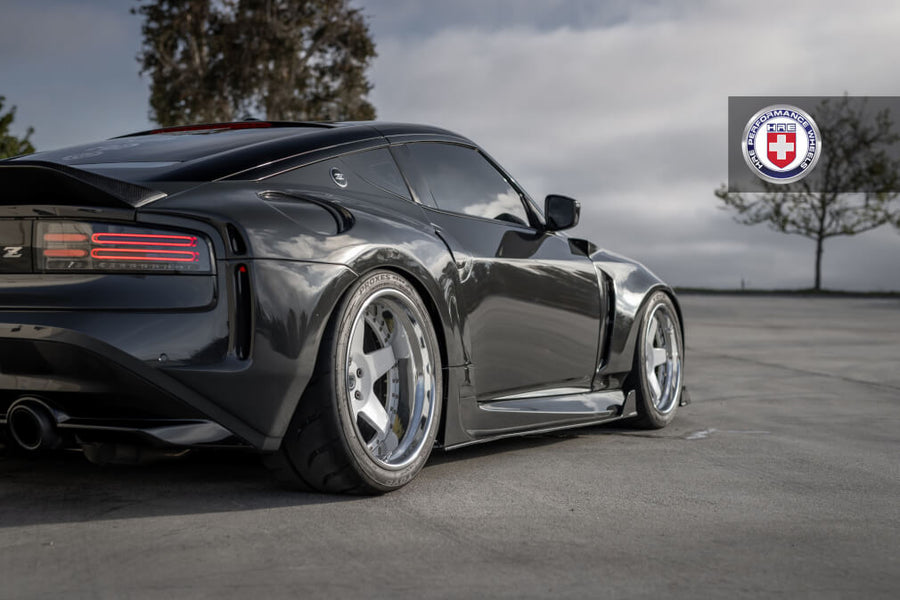HRE C105 forged wheel on Nissan 400Z Widebody