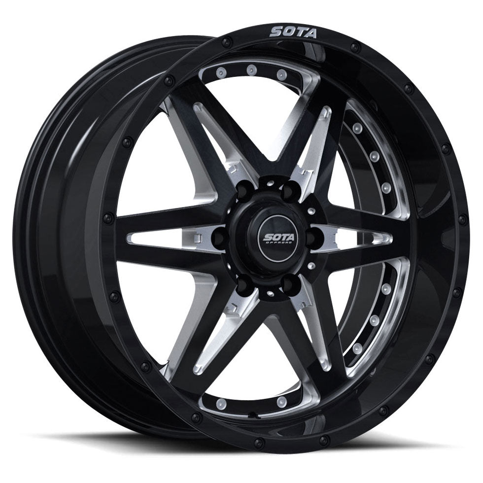 Sota Off Road DRAEGER 6 Black/Machined wheel