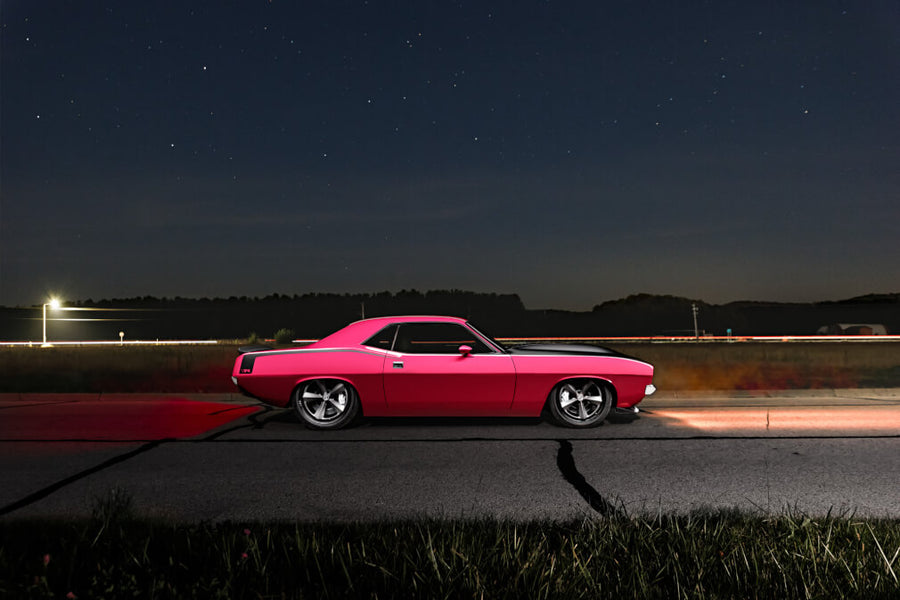 HRE 105 forged wheel on Ringbrothers Infected 1970 Plymouth Barracuda