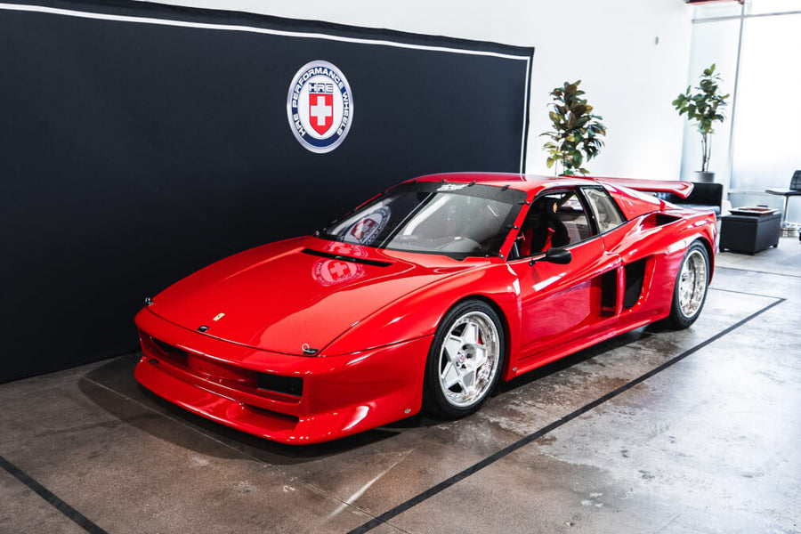 HRE 505 forged wheel on Ferrari 512 Testarossa Koenig Specials