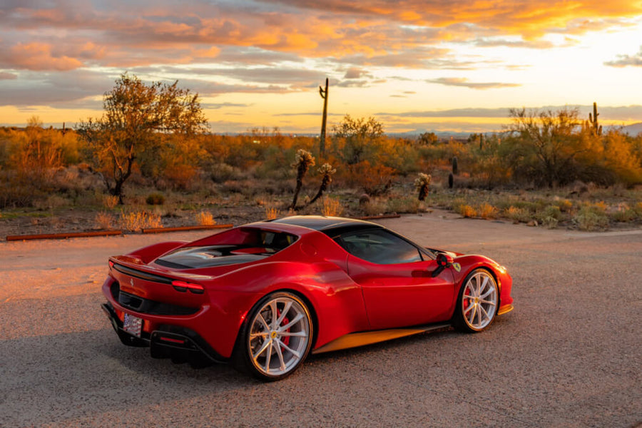 HRE P204 forged wheel on Ferrari 296 GTB
