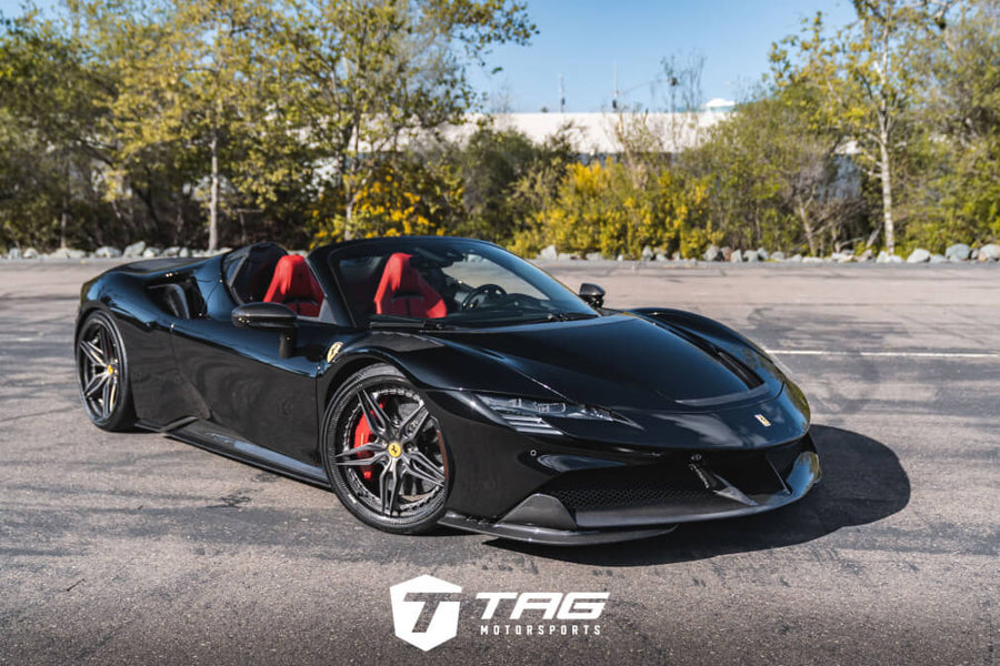 HRE HX107 forged wheel on Ferrari Sf90