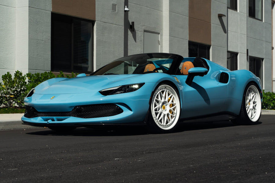 HRE 300 forged wheel on Ferrari 296 GTS