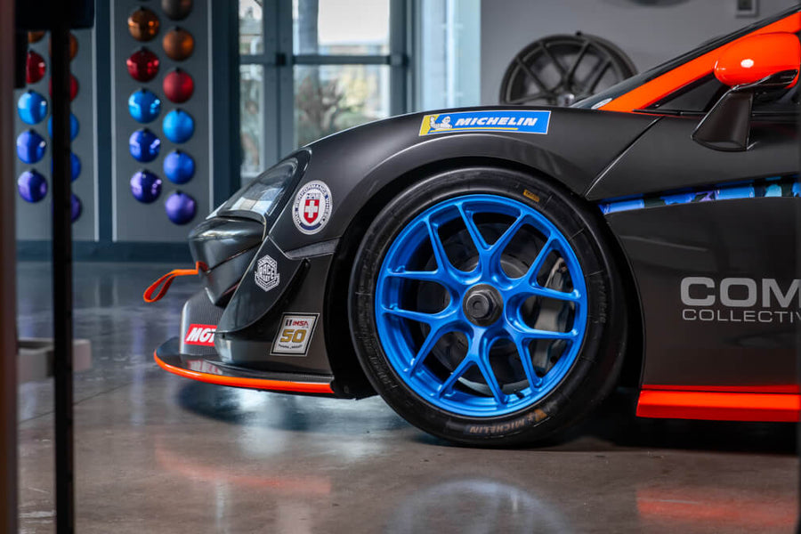 HRE R161 Lightweight forged wheel on Mclaren 570S GT4