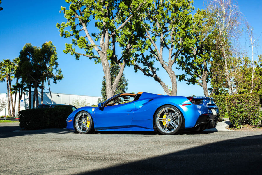 HRE P207 forged wheel on Ferrari 488 Spider