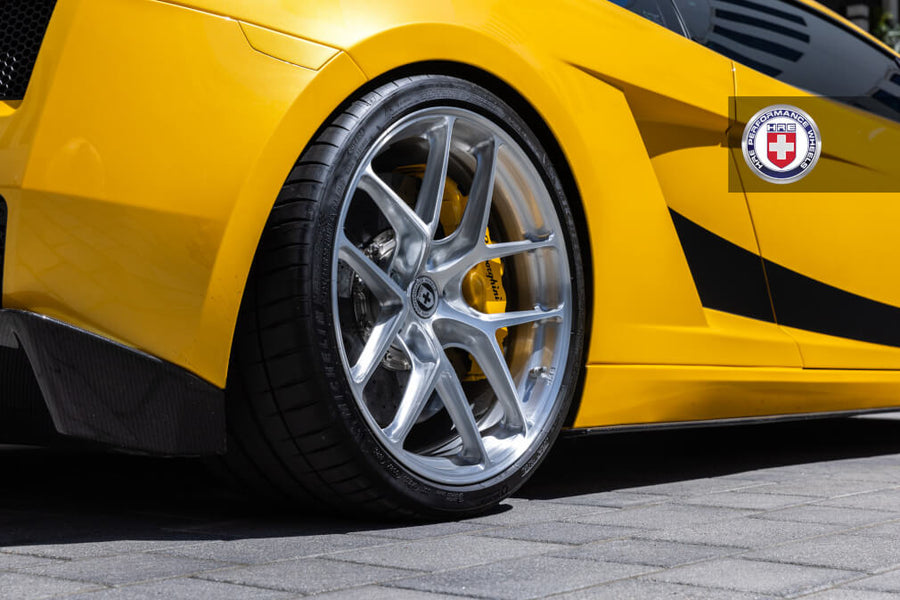 HRE R101 Lightweight forged wheel on Lamborghini Gallardo Superleggera