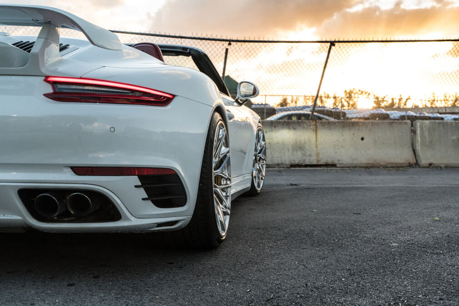 HRE P200 forged wheel on Porsche 9912 Turbo Cabriolet