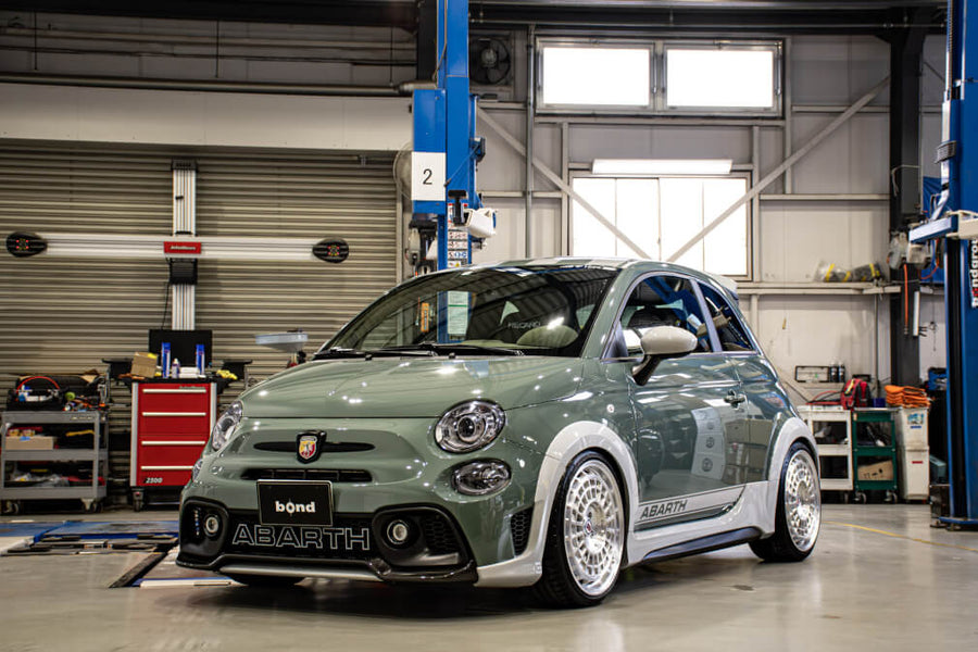 HRE 515 GTM forged wheel on Abarth 695 70TH Anniversario