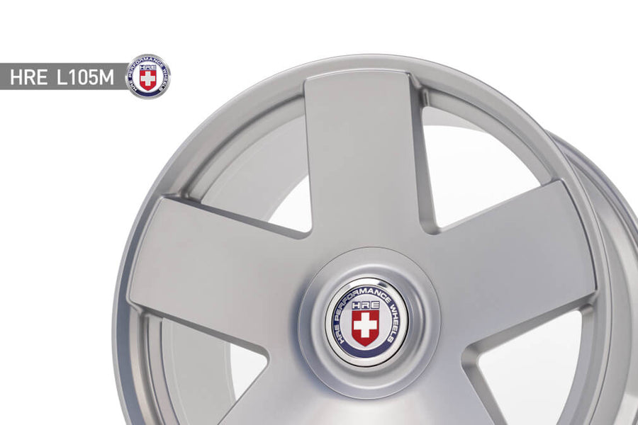 HRE L105M forged wheel on HRE L105M Frozen Polished Clear