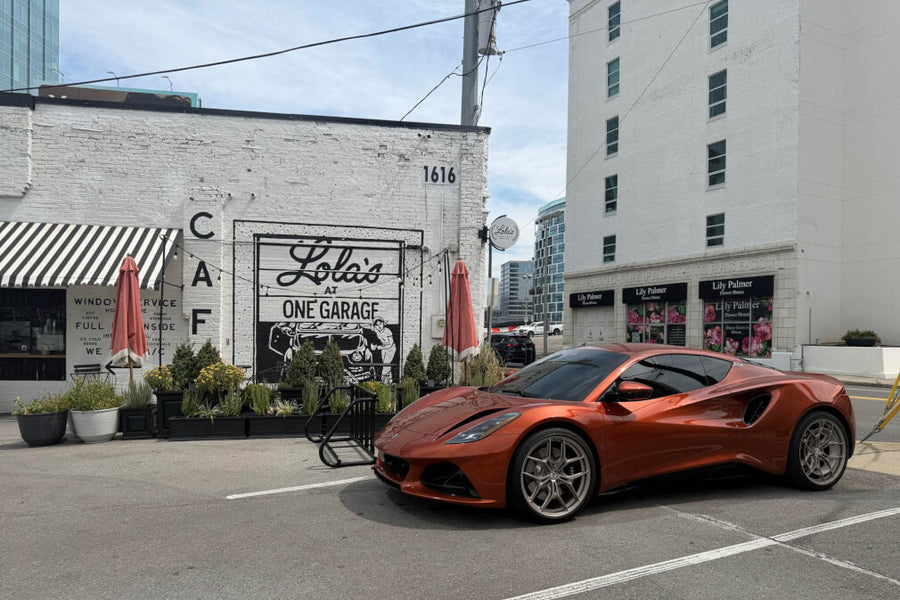 HRE P301 forged wheel on Lotus Emira