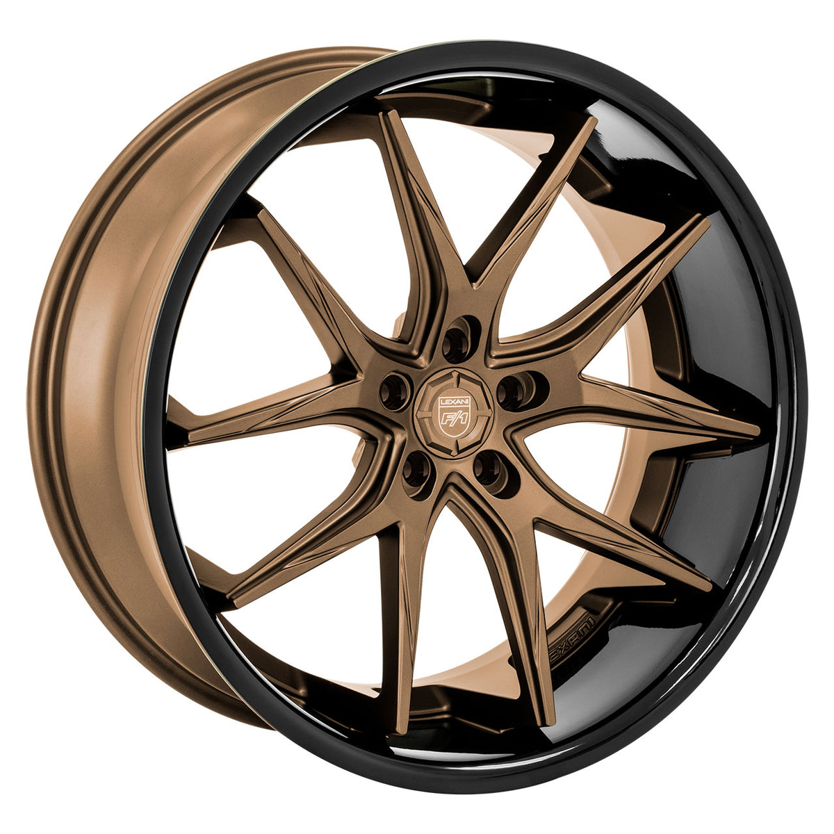 Lexani R-TWELVE Bronze/Black wheel