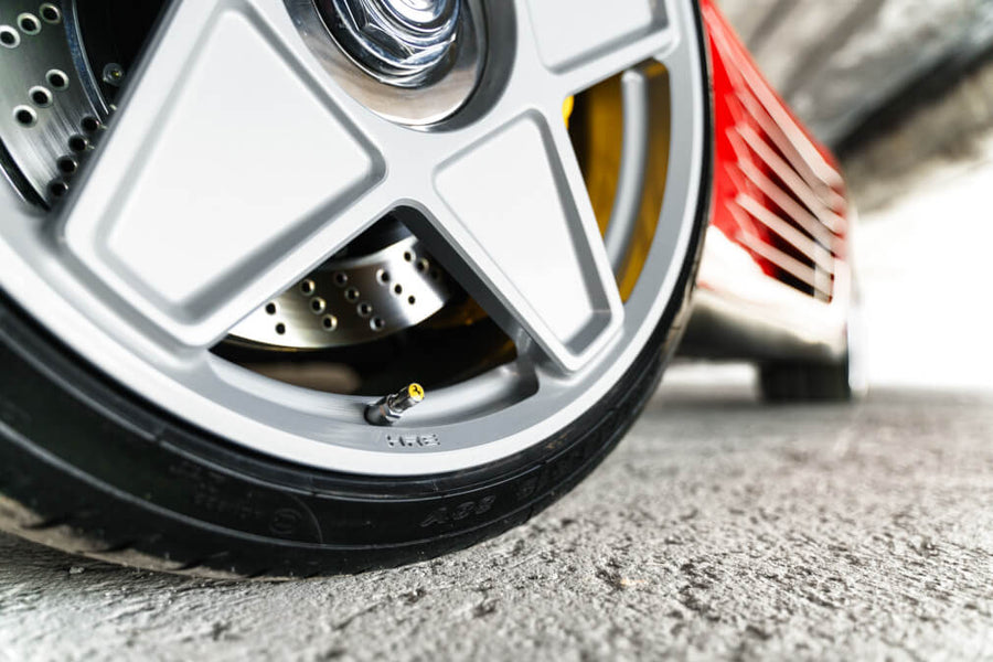 HRE 505M forged wheel on Ferrari Testarossa