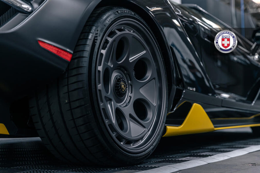 HRE 454 GTM forged wheel on Lamborghini Centenario Roadster