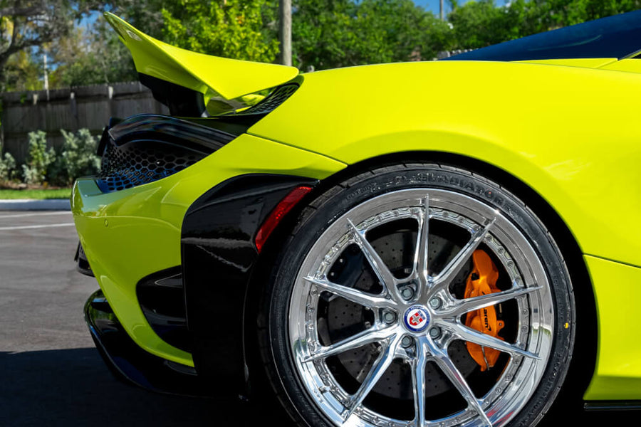 HRE S104SC forged wheel on Mclaren 765LT