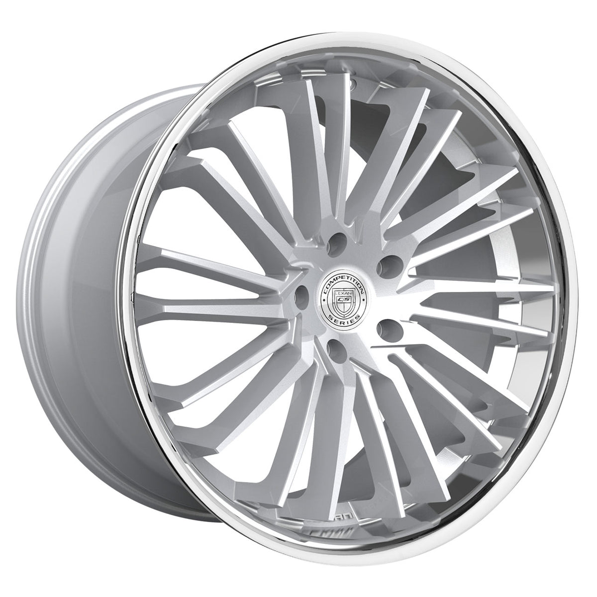 Lexani VIRAGE Silver/Machined/Chrome wheel