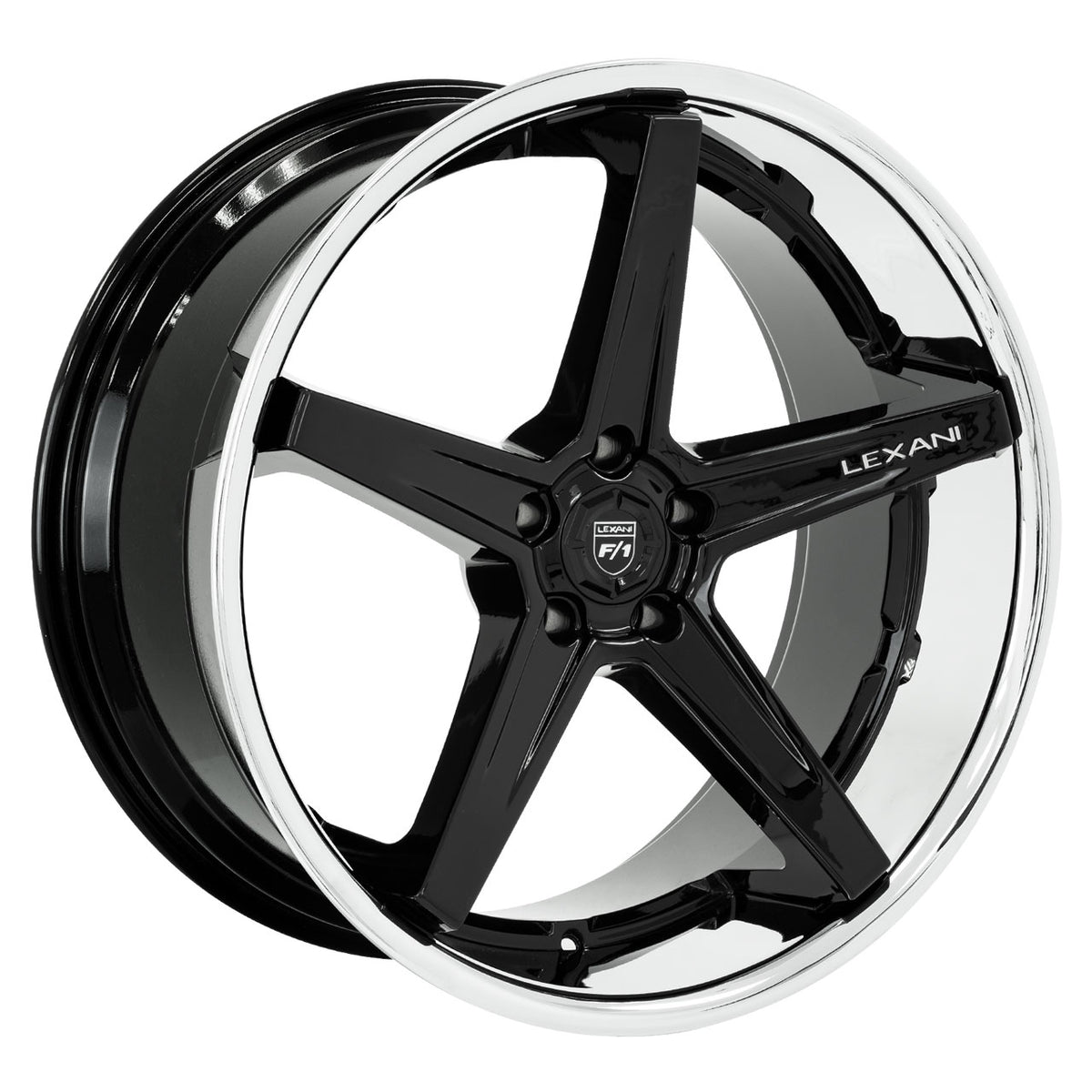 Lexani SAVAGE Black/Chrome wheel