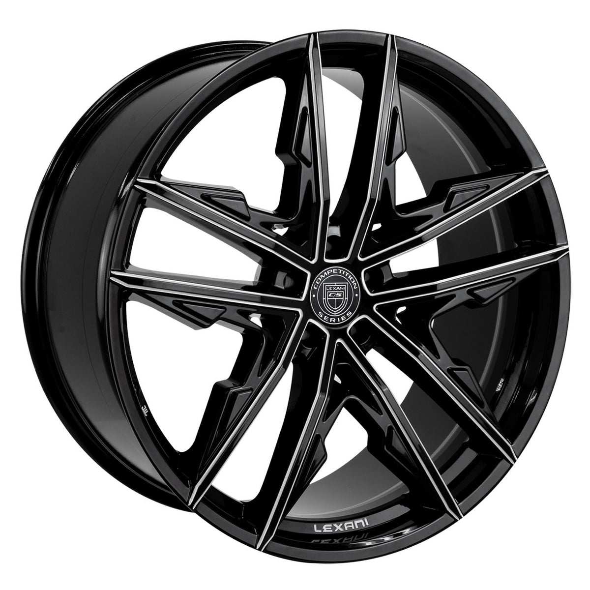 Lexani VENOM Black/Machined wheel