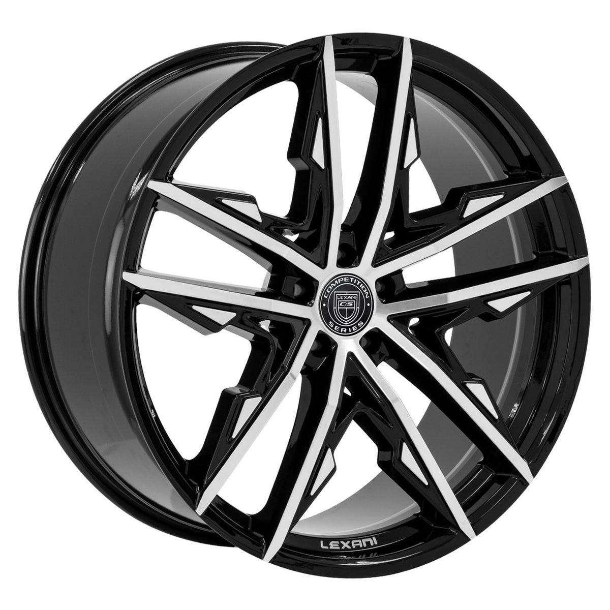 Lexani VENOM Black/Machined wheel