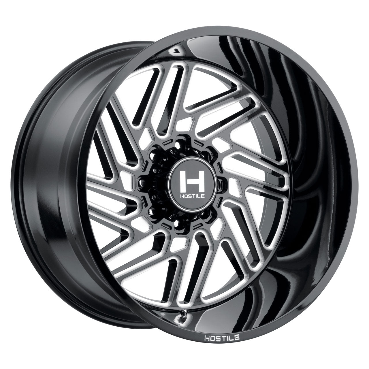 Hostile H116 JIGSAW Gloss Black with Mill Cut Details