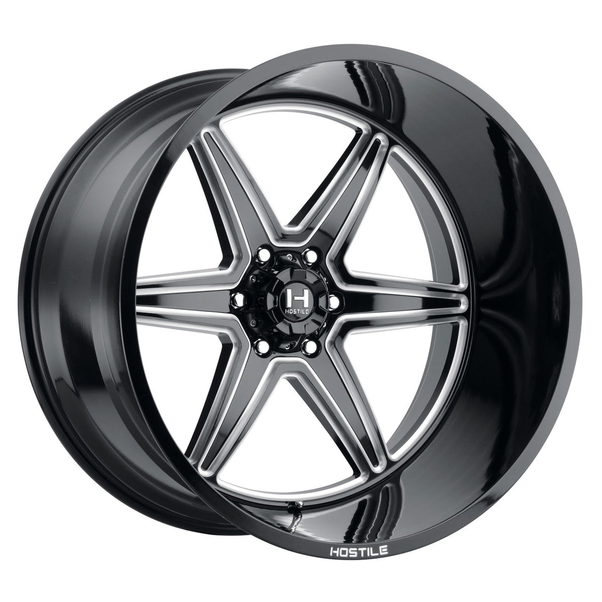 Hostile Venom Black/Milled wheel