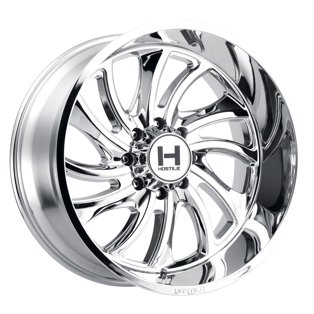 Hostile H118 DEMON Chrome wheel