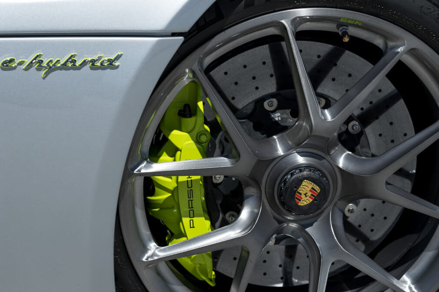HRE P101 forged wheel on Porsche 918 Spyder Silver