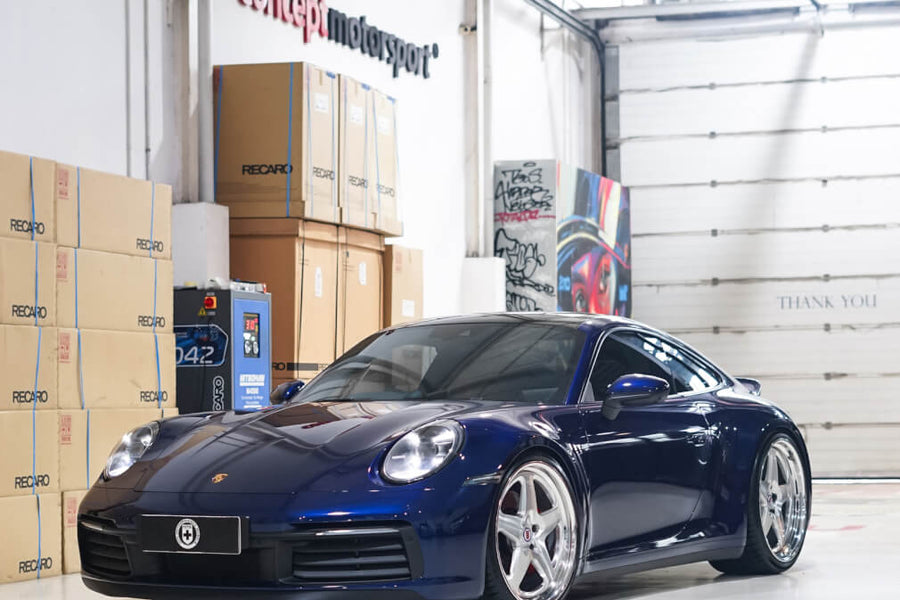 HRE 527 forged wheel on Porsche 992 911 Carrera S