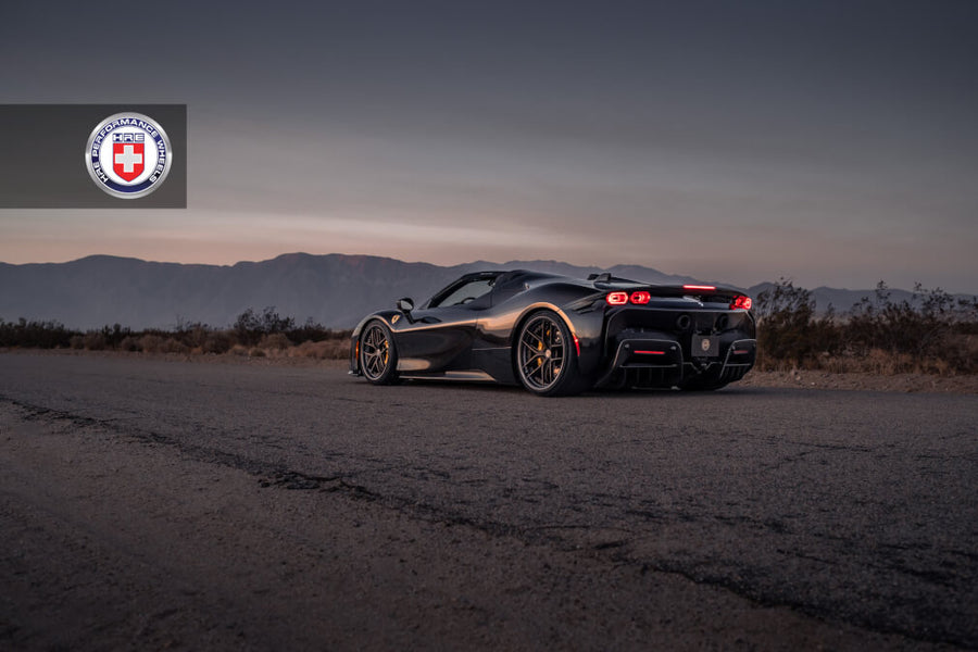HRE HX101 forged wheel on Ferrari Sf90 Spider