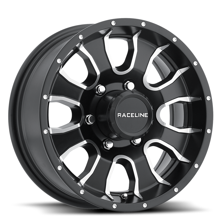 Raceline 860M MAMBA Black Machined Face wheel