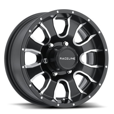 Raceline 860M MAMBA Black Machined Face wheel