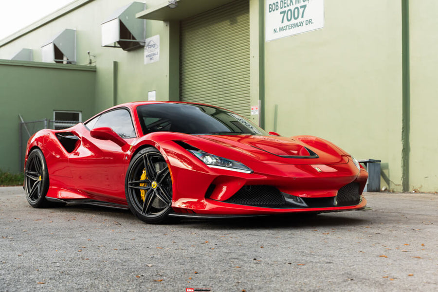 HRE P107SC forged wheel on Ferrari F8 Tributo