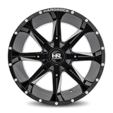 Hardrock Offroad Hardcore H703 20x12 -44mm Gloss Black Milled