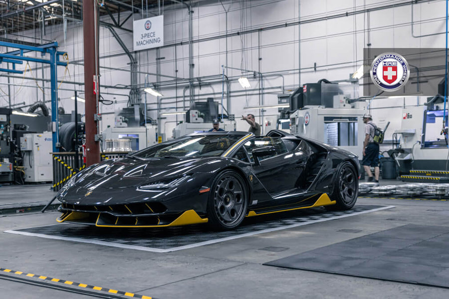HRE 454 GTM forged wheel on Lamborghini Centenario Roadster