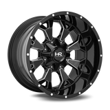 Hardrock Offroad H711 Gloss Black Milled wheel