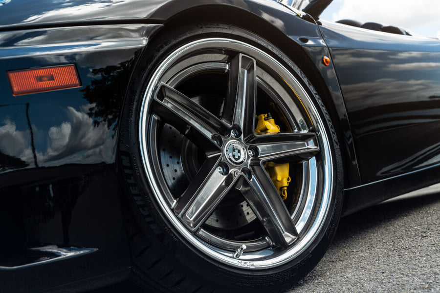 HRE Tusk forged wheel on Ferrari 360 Spider