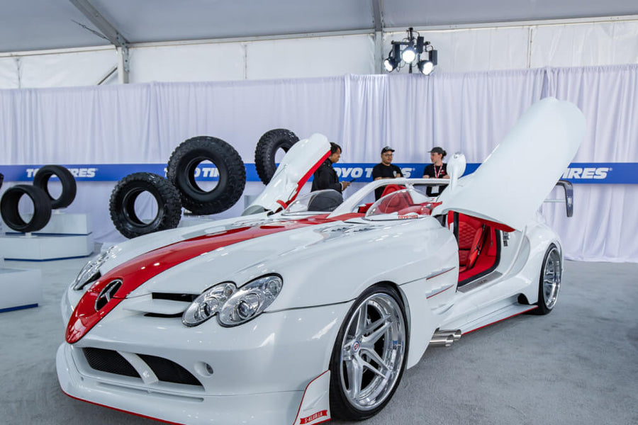 HRE S107 forged wheel on S Klub LA Mercedes Benz SLR Mclaren