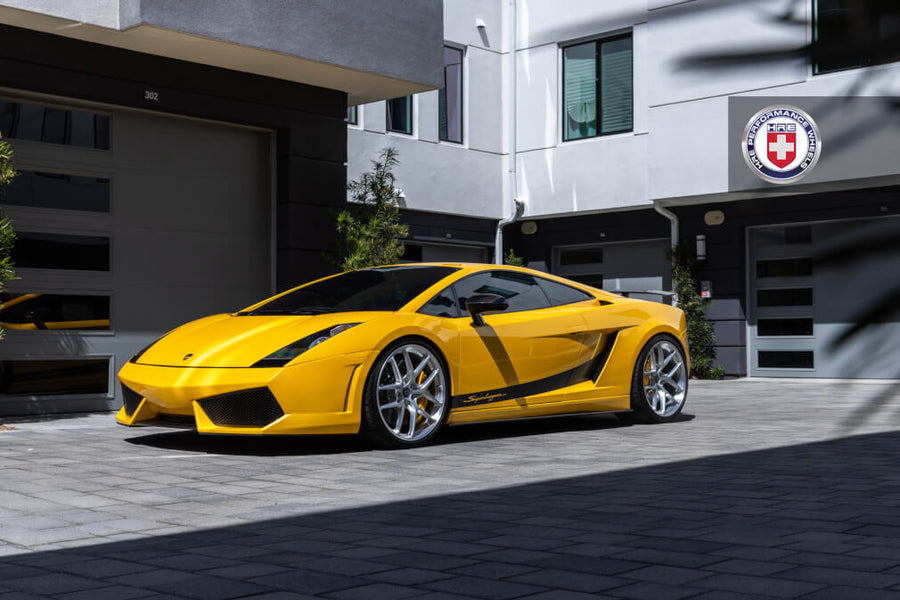 HRE R101 Lightweight forged wheel on Lamborghini Gallardo Superleggera