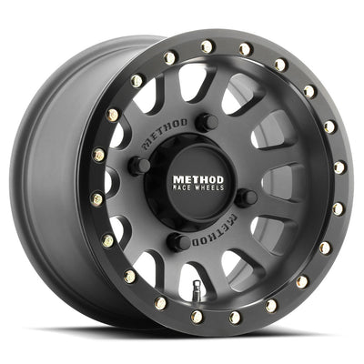 Method Race Wheels MR401 UTV BEADLOCK Titanium/Black wheel